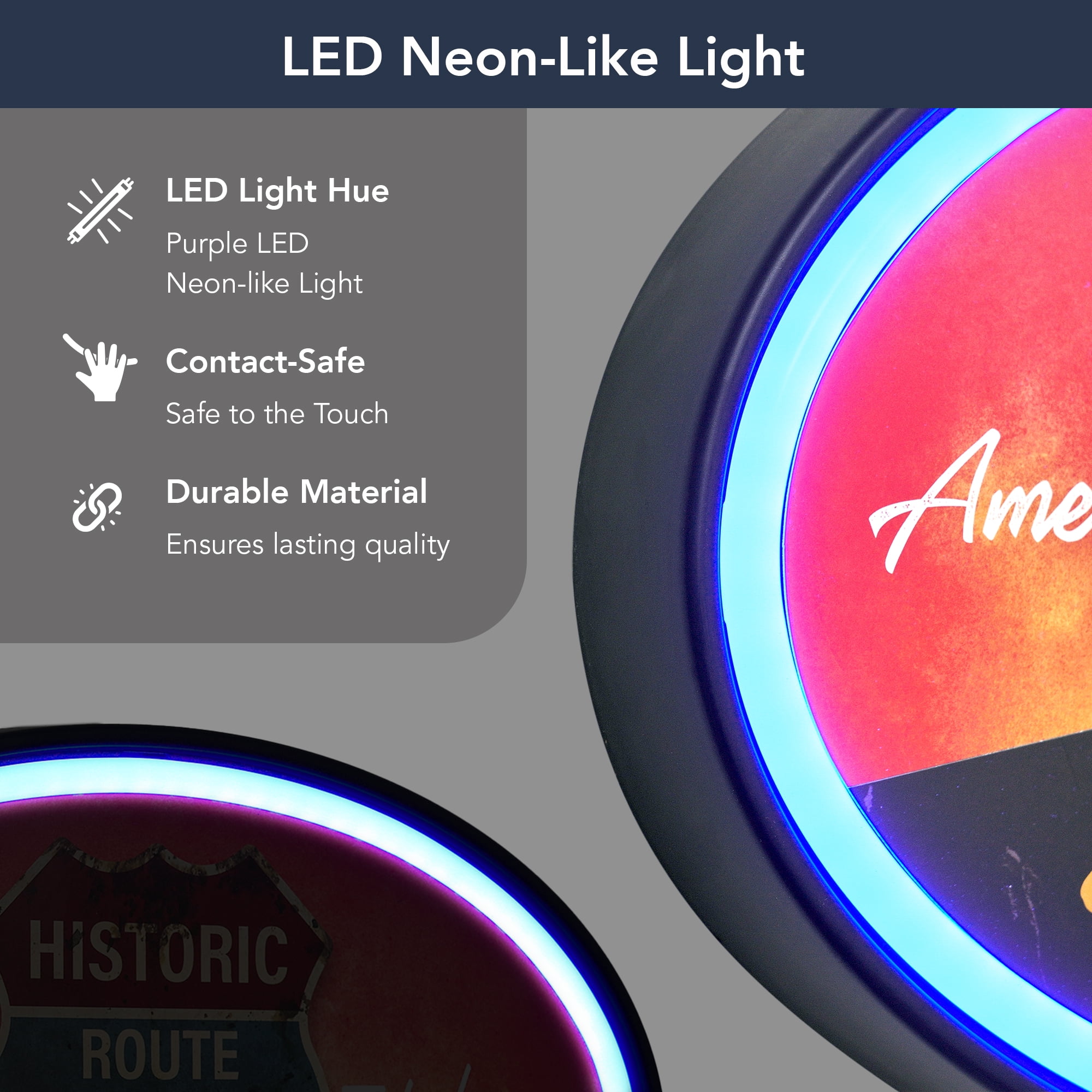 American Art Decor Neon LED-Seilschild „Corona Extra“ – USB & Batteriebetrieben