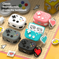 thumbnail image 7 of Case for AirPods 4 Generation Silicone Cover 3D Gamepad Skin Design with Cleaning Kit and Heart Carabiner Multicolor for Boy Girl, 7 of 7