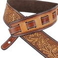 thumbnail image 4 of Walker & Williams LCT-17 Hand Tooled Leather Strap with Traditional Sheridan Floral Pattern, 4 of 7