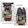 thumbnail image 6 of FORMRS 16" Laptop Bag Carrying Sleeve Case with Handle Travel Shoulder Briefcase, Pink and Green Cat, 6 of 8