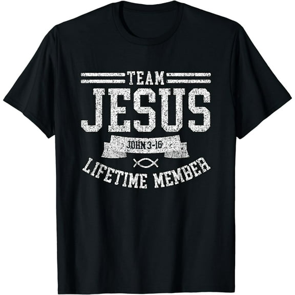 I'm On Team Jesus Christian Lifetime Member T-Shirt