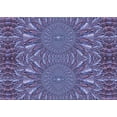 thumbnail image 1 of Ahgly Company Indoor Rectangle Patterned Crocus Purple Area Rugs, 2' x 5', 1 of 6