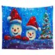 thumbnail image 1 of Tapiz de pared de Navidad Decoración colgante de pared Muñeco de nieve Papá Noel Árbol de Navidad Elemento Impresión digital Tapiz Ropa de cama Tapiz Dormitorio Sala de estar Estilo Sailing Electrónica, 1 of 4