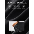 thumbnail image 3 of BALEAF Women's Skorts Skirts Hiking Cargo Skorts Pockets 19" Knee Length Long Athletic Quick Dry Skirts UPF 50 Black L, 3 of 7