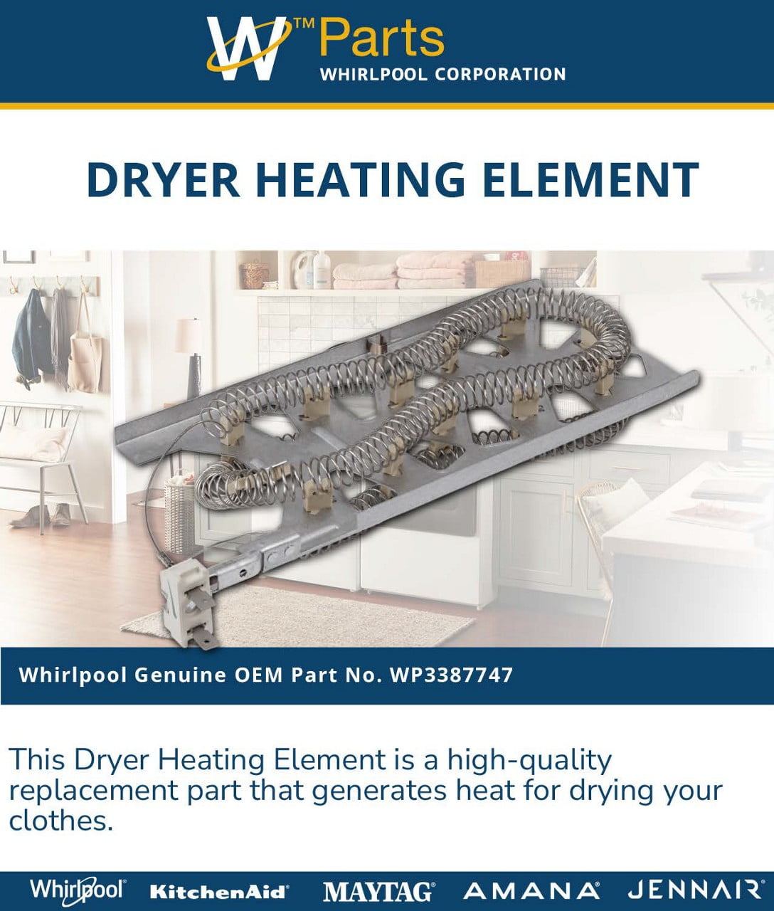 Whirlpool WP3387747 Element