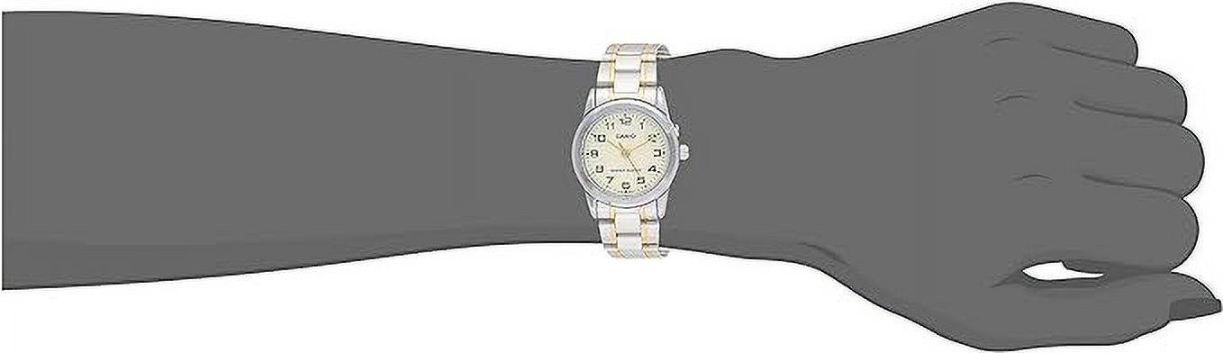 Casio Women's LTPV001SG-9B Two Tone Silver Gold Stainless-Steel Plated Japanese Quartz Fashion Analog Watch