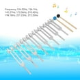 thumbnail image 6 of Chakra Tuning Fork Set 8 Color Counterweight Tuning Fork Set Aluminum Tuning Forks 126.22 Hz Sound Healing Tool, 6 of 6
