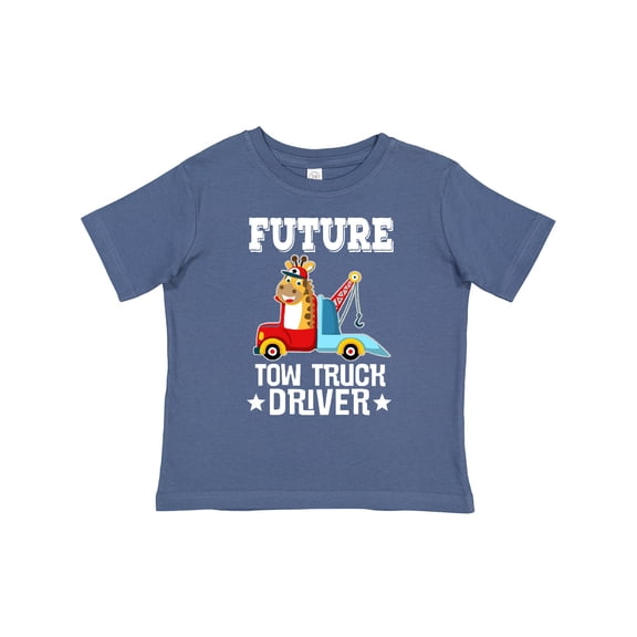 Inktastic Tow Truck Driver Future Boys Toddler T-Shirt