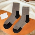 thumbnail image 2 of WEAIXIMIUNG Thigh High Compression Socks Women Abs Stopper Socks 1 Pair Wool Socks Winter Socks Norwegian Socks with Inner Cloth Unisex, 2 of 3
