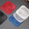 thumbnail image 4 of Euaioeiu Kitchen Sink Drain Cover, Hair Catcher & Odor Filter, Heavy Duty Stainless Steel Mesh Grate with Anti-Clogging Design for Bathroom Shower Tub and Laundry Room Floor Drain Protection, 4 of 7