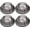 4Pack-Silver, variant on Cat Bowls for Food and Water, 2PCS Non-Slip Stainless Steel Small Cat Food Bowls 8 Oz Pet Bowl with Removable Rubber Base Cat Dog Bowl,Stackable Cat Puppy Dishes Cat Bowls with Cute Cat Painted