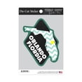 thumbnail image 2 of Die Cut Sticker Orlando, Florida, Chalkboard State Heart, Contour Vinyl Sticker 3 to 6 inches, (Waterproof Decal for Cars, Water Bottles, Laptops, Coolers), Large, 2 of 5