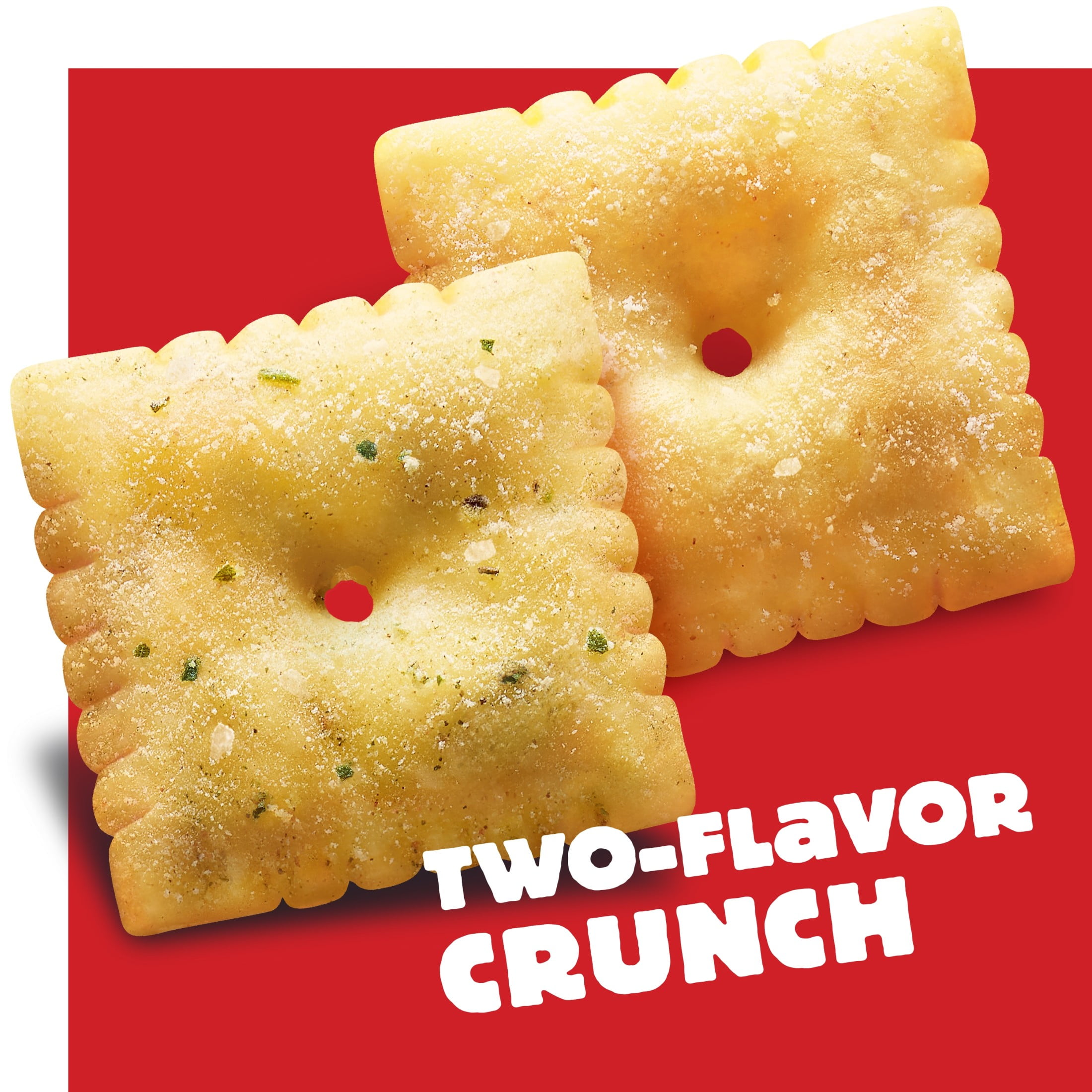 (12 pack) Cheez-It DUOZ Pesto and Mozzarella Baked Snack Crackers, Lunch Snacks, 12.4 oz