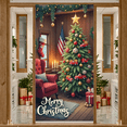 thumbnail image 3 of Cozy Christmas Decoration Merry Christmas Holiday Tree Banner for Christmas Party Indoor Celebration Festive Decor, 3 of 9