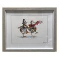 thumbnail image 1 of Framed Coloured Print Happy Ducklings Artwork, 1 of 1