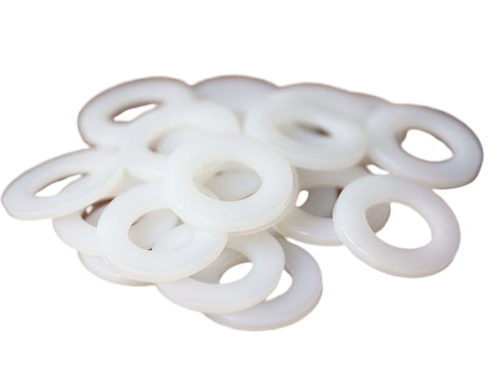 50pcs Nylon enlarged and thickened flat washer M6x16mmx2mm