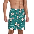 thumbnail image 2 of Sikiie Love Dog Mens Pajama Shorts, Lightweight Lounge Pant with Pockets Soft Sleep Pj Shorts for Men3X-Large, 2 of 6