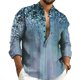 thumbnail image 2 of Men Casual Long Sleeve Button Down Henley V Neck Shirt Tops Blouse Dress Shirt, 2 of 8