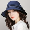 thumbnail image 4 of Shenmeida Ladies Summer Sun Hats Women Straw Beach Hats Foldable Wide Brim Floppy, 4 of 4