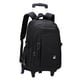 thumbnail image 1 of Mochila con ruedas, maleta con ruedas, portátil, multifuncional, extraíble, para ordenador, mochila con ruedas para portátil, para acampar , Negro 2 ruedas grandes, 1 of 8