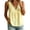 Yellow #005, variant on Linen Tank Tops for Women Petite Lace Trim V Neck Sleeveless Cotton Shirts Summer Casual Vacation Beach Boho Camis