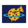 thumbnail image 4 of KLL PLANETA EN FORMA DE PIZZA Print Fleece Throw Blanket, Horizontal Fleece Bedding Cute Soft Blankets Comfy Fleece Flannel Plush Home Decor for Couch & Bed -60"x50", 4 of 9
