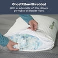thumbnail image 4 of GhostBed 2-Pack Shredded Memory Foam Pillows, Assorted Sizes, Adjustable Comfort Support, 4 of 6