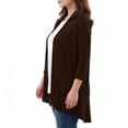 thumbnail image 3 of FchengtaiS Women's Long Sleeve Cardigan Lightweight Casual Open Front Cardigans Fall Trendy Loose Outerwear with Pockets, 3 of 6