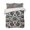 White Olive Green, variant on Quilts Full Size, Brown Teal Boho Soft Comforter Bedding Set for Bed, Ethnic Rustic Abstract Flowers Lightweight Quilted Bedspread with Pillow Cover(2 Pieces) for All Season, 78x90 Inch