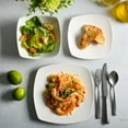 thumbnail image 5 of Gibson Home Everyday Square White Stoneware Dinnerware Set, 12-Piece, 5 of 10