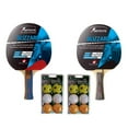 thumbnail image 1 of Swiftflyte Blizzard Table Tennis Paddle and Ball Set, 14 Pieces (2 Rackets, 12 Balls), 1 of 6