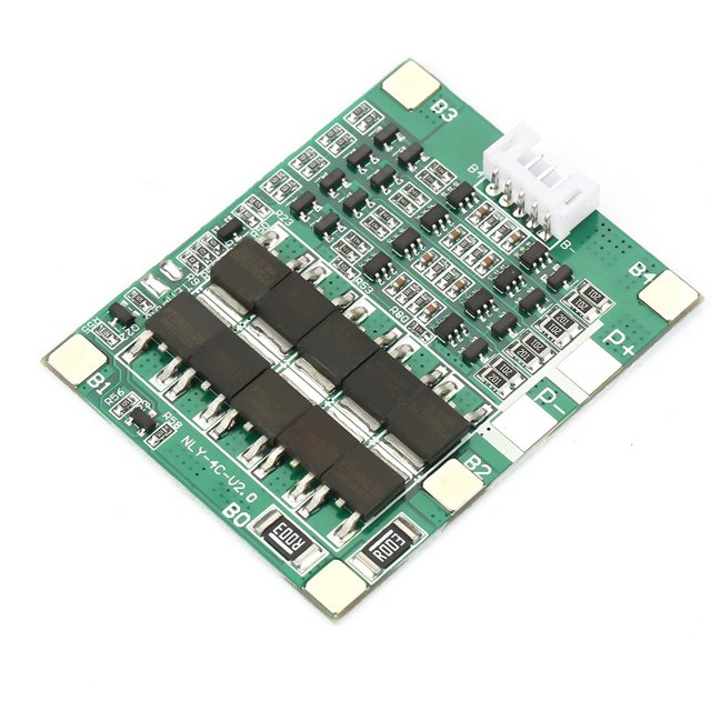 Carte de Protection de Batterie à Vie, Carte de Protection de Batterie au Lithium de Précision, pour 4 Fonctions de Protection de Batterie Li-Ion de Série