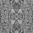 thumbnail image 1 of Ahgly Company Machine Washable Indoor Square Transitional Dark Gray Area Rugs, 4' Square, 1 of 7