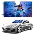 thumbnail image 1 of Aquaman Parasol para Parabrisas Delantero Protector Plegable, Visera Solar para Auto Bloquea Rayos UV Mantiene tu Vehículo Fresco140cm*76cm, 1 of 6
