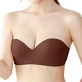 thumbnail image 3 of Vedolay Bras For Women Women's Wireless T-shirt Bra, Moisture-Wicking Convertible Smoothing Bra, Full-coverage,Coffee 38, 3 of 4