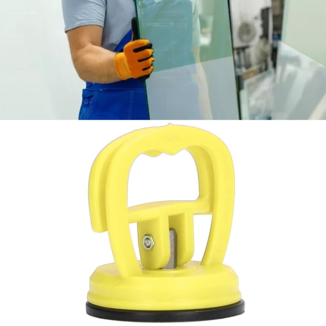HURRISE Glass Lifter,2pcs Suction Cup Puller Big Pull One Hand Buckle Suction Cup Lifter for Ceramic Tile Car Shell Phone Disassembly Tool,Glass Puller