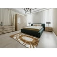 thumbnail image 4 of Ahgly Company Indoor Rectangle Patterned Saddle Brown Novelty Area Rugs, 3' x 5', 4 of 6