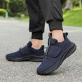 thumbnail image 6 of Diabetic Shoes for Men on Orthopedic Adjustable Sneakers Wide Comfortable Walking Breathable Swollen feet Barefoot Shoe for Relief Foot Pain Neuropathy, 6 of 8