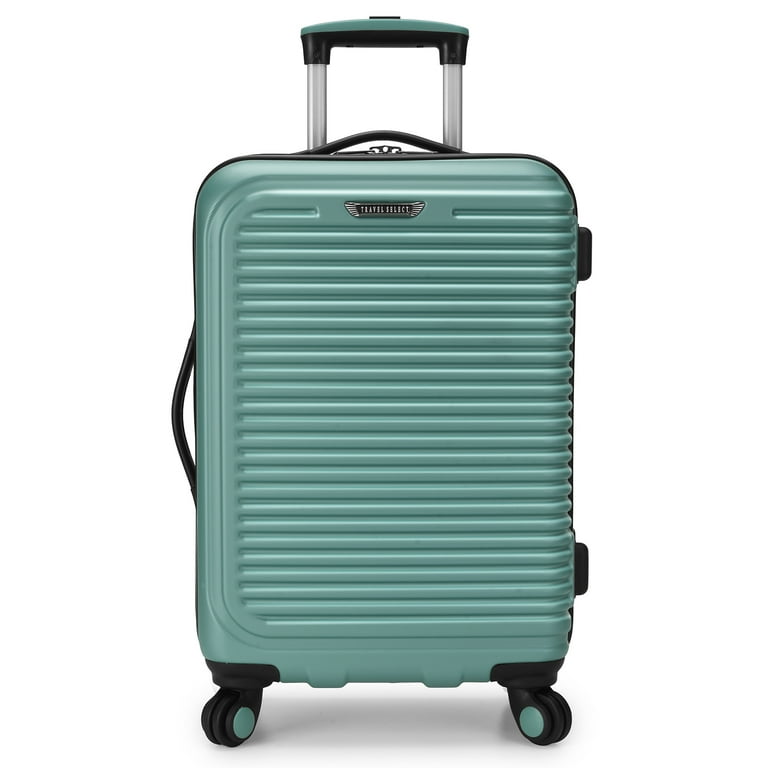 Travel Select TS09094T Savannah 3 Piece Hardside Spinner Luggage Set Teal