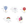 thumbnail image 5 of KAUKKO Fridge Magnetic Dry Erase Whiteboard with a whiteboard Marker and 7 Cute Mini Colorful Refrigerator Magnet 16x12, 5 of 5