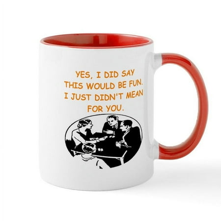 

CafePress - Bridge Players Mugs - 11 oz Ceramic Mug - Novelty Coffee Tea Cup