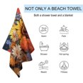 thumbnail image 2 of Sunflower Beach Towel, Microfiber Beach TowelsAbsorbent, Compact, Beach Blanket, Lightweight Towel for The Swimming, 2 of 7