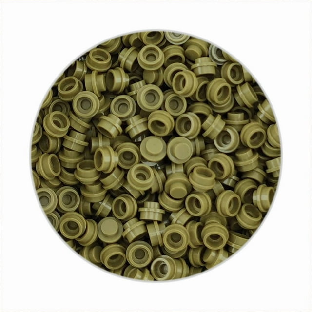 300/500/1000pcs MOC Assemble Particles 6141 Plate Round 1x1 Dot DIY Building Blocks Figures Lamp Bricks Toy for Children 4073 138Sand Yellow 500pcs
