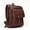 Coffee, variant on Korean Fashion Men's Retro Crazy Horse Leather Backpack,Black