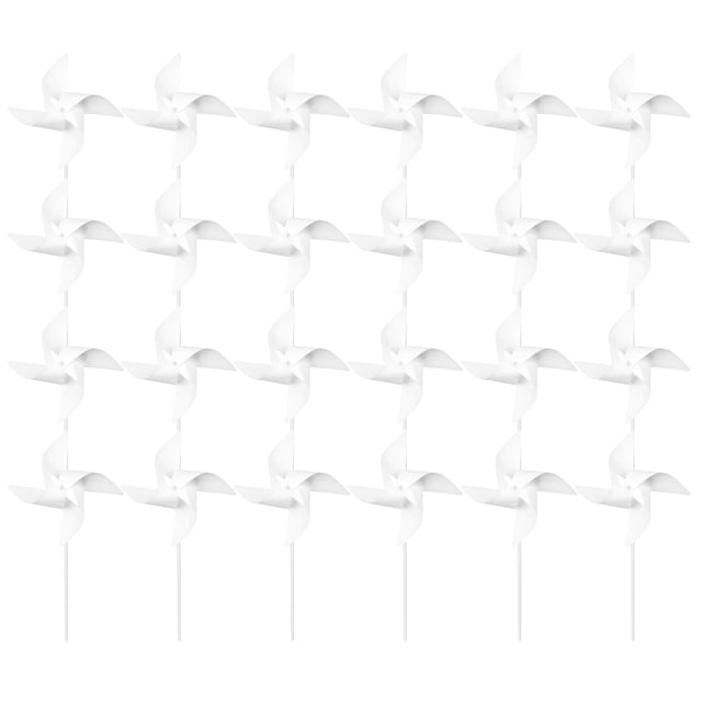 Great promotion! 24 Pack Sublimation Blank Pinwheels DIY Pinwheels Craft Color Your Own Wind Spinners Toy Crafts DIY White Pinwheels Painting Party Favors Pinwheels Popular!