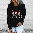 thumbnail image 4 of Christmas Holiday Hoodies for Women 2025 Long Sleeve Xmas Graphic Hooded Sweatshirt with Pockets Pullover Tops, 4 of 6
