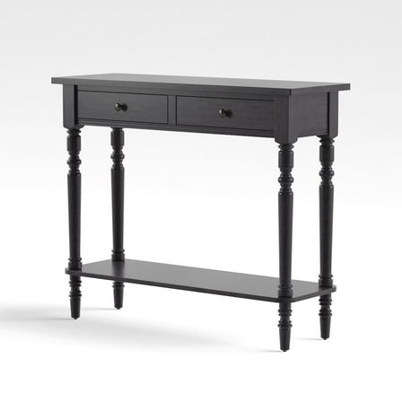 Furniture of America Humphry Transitional Wood 2-Drawer Writing Desk in Gray