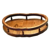 Furniture Barn USA Oak Apple Shaped Lazy Susan by Furniture Barn USA™