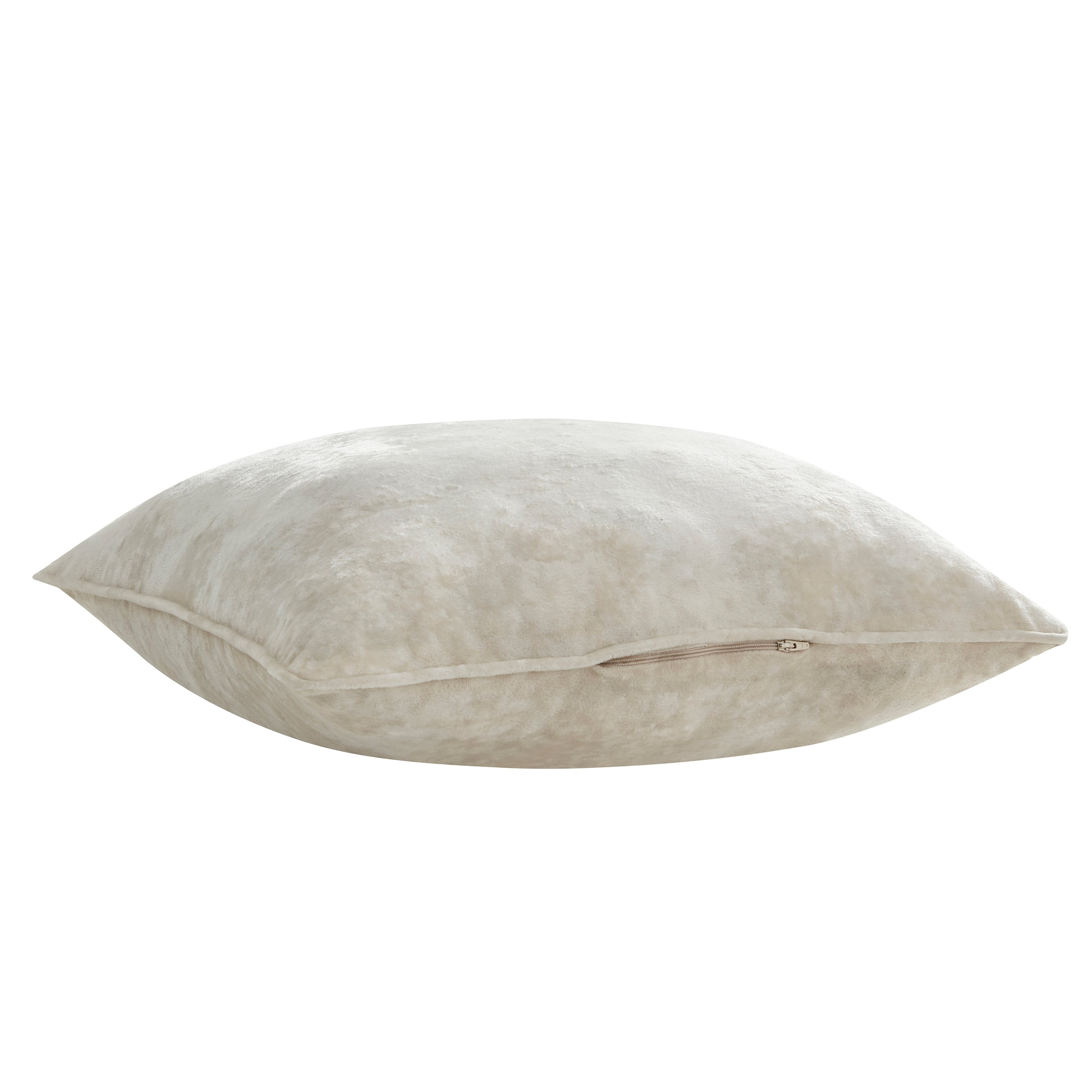 Way To Celebrate Decorative Pillow, Ivory Crushed Velvet, 20 in x 20 in