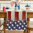 thumbnail image 4 of Lilixerw 4th of July Tablecloth,Patriotic American Flag Table Cover,Independence Day Memorial Day Table Cover for Party Picnic Dinner Decor, 4 of 6